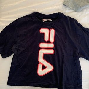 FILA x SOULCYCLE crop t shirt